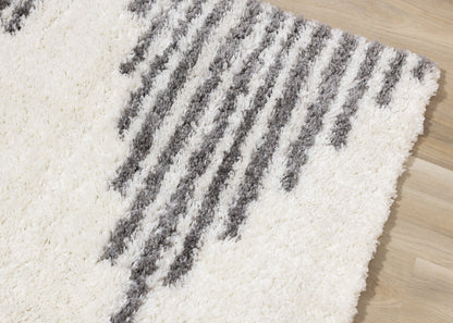 Mid-Century Geometric Cream Area Rug-4