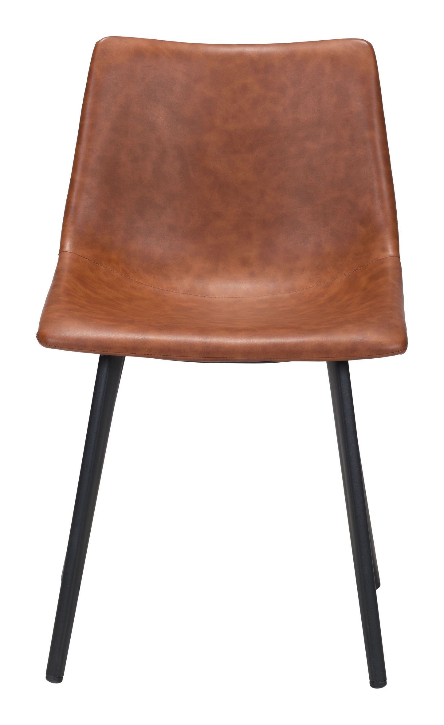 Chaise de salle à manger Daniel (lot de 2) marron vintage