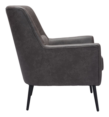 Fauteuil d'appoint Ontario noir vintage