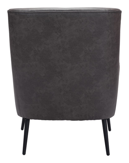 Fauteuil d'appoint Ontario noir vintage