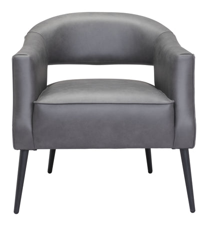 Fauteuil d'appoint Berkeley gris vintage