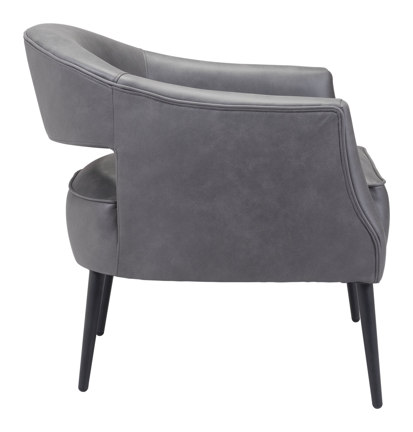Fauteuil d'appoint Berkeley gris vintage