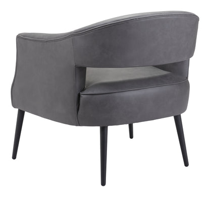 Fauteuil d'appoint Berkeley gris vintage
