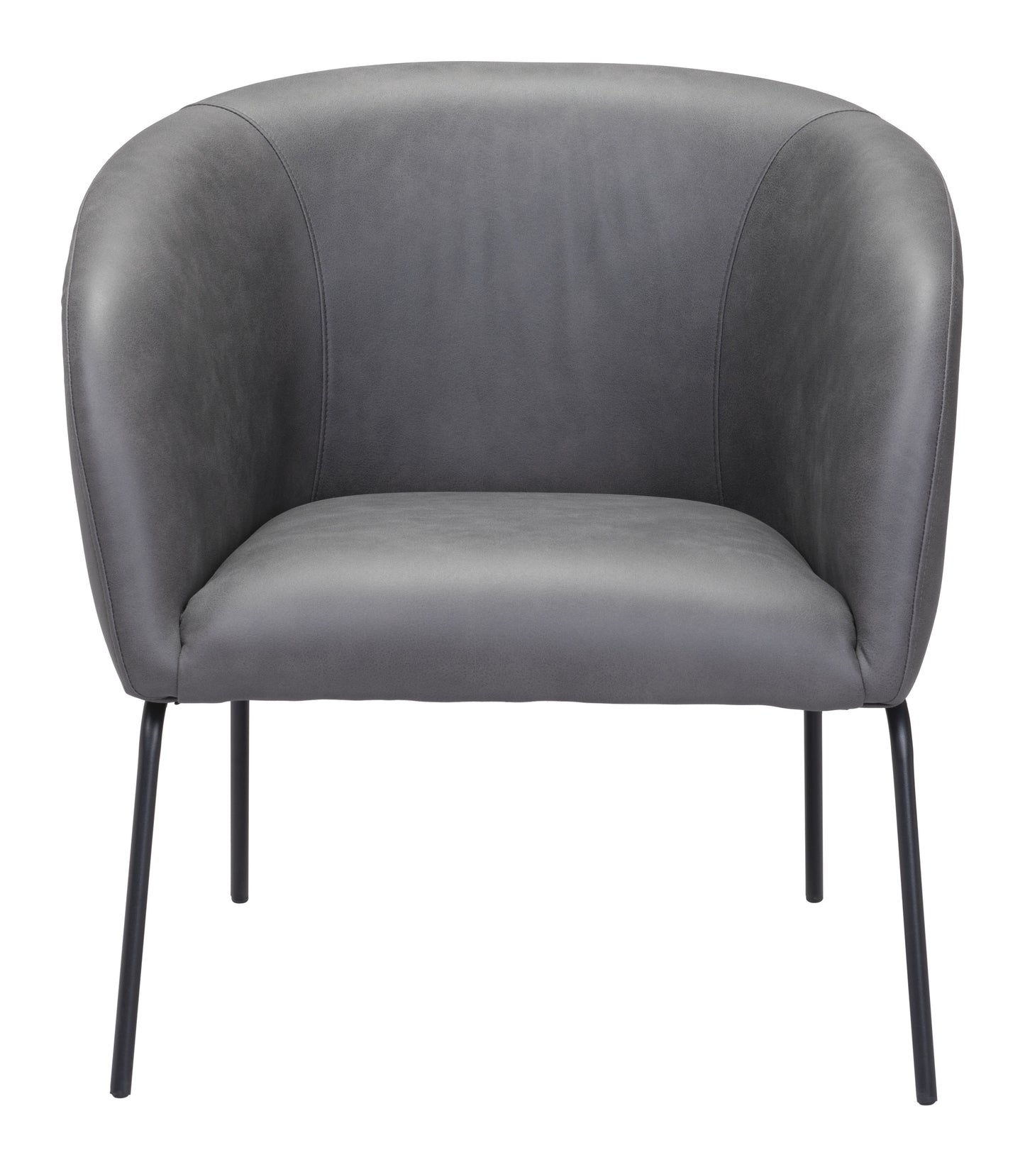 Fauteuil d'appoint Quinten gris vintage