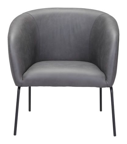 Fauteuil d'appoint Quinten gris vintage