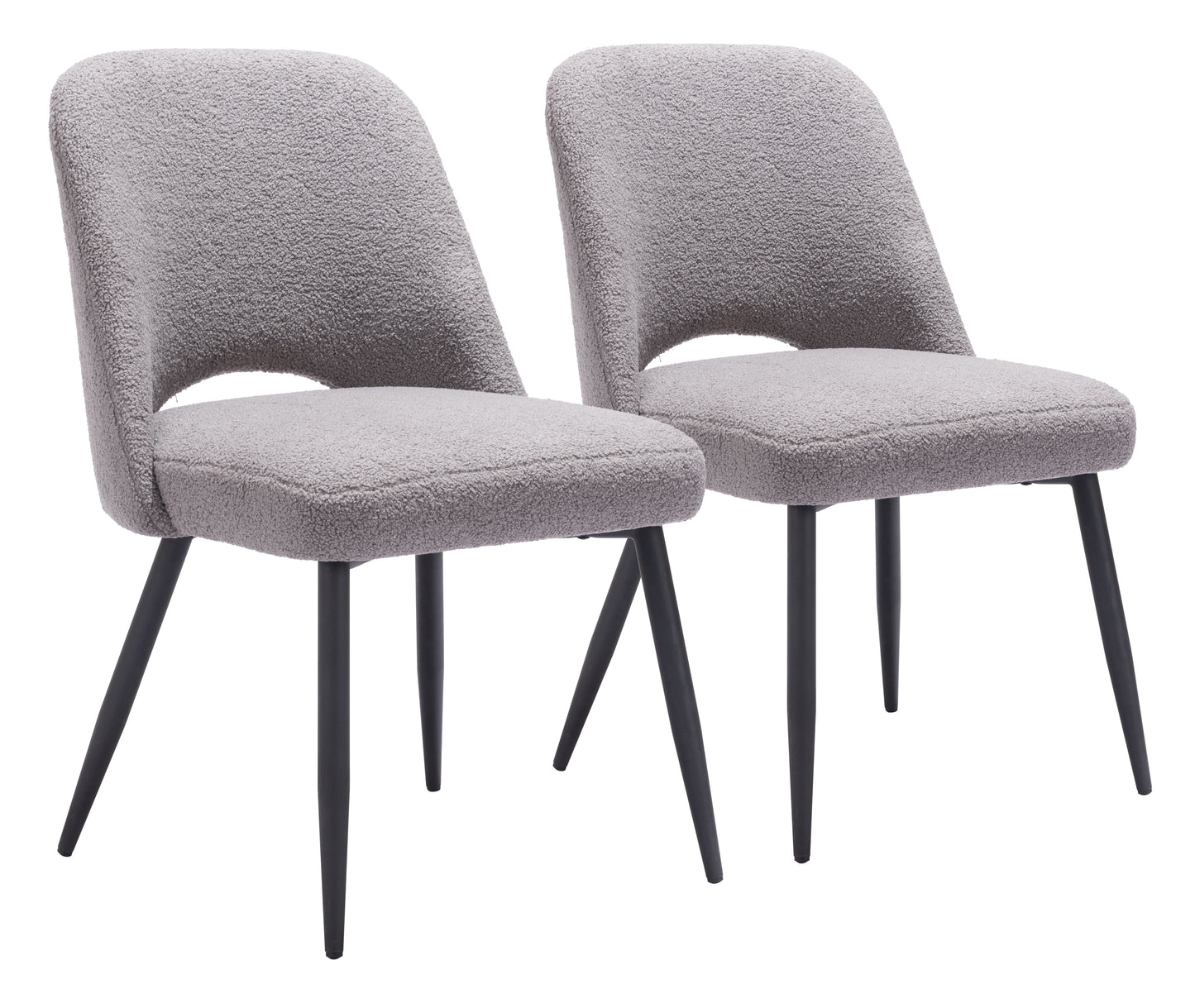 Dining Chair (Set of 2) Gray - Modern & Ergonomic Seating for Home & Office