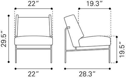 Accent Chair Green - Modern & Ergonomic Seating for Home & Office