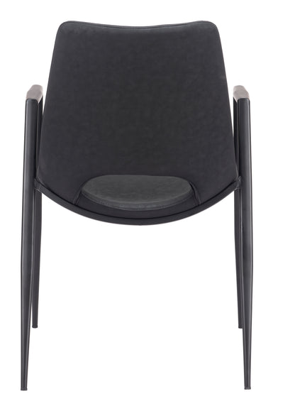Dining Chair (Set of 2) Black - Modern & Ergonomic Seating for Home & Office