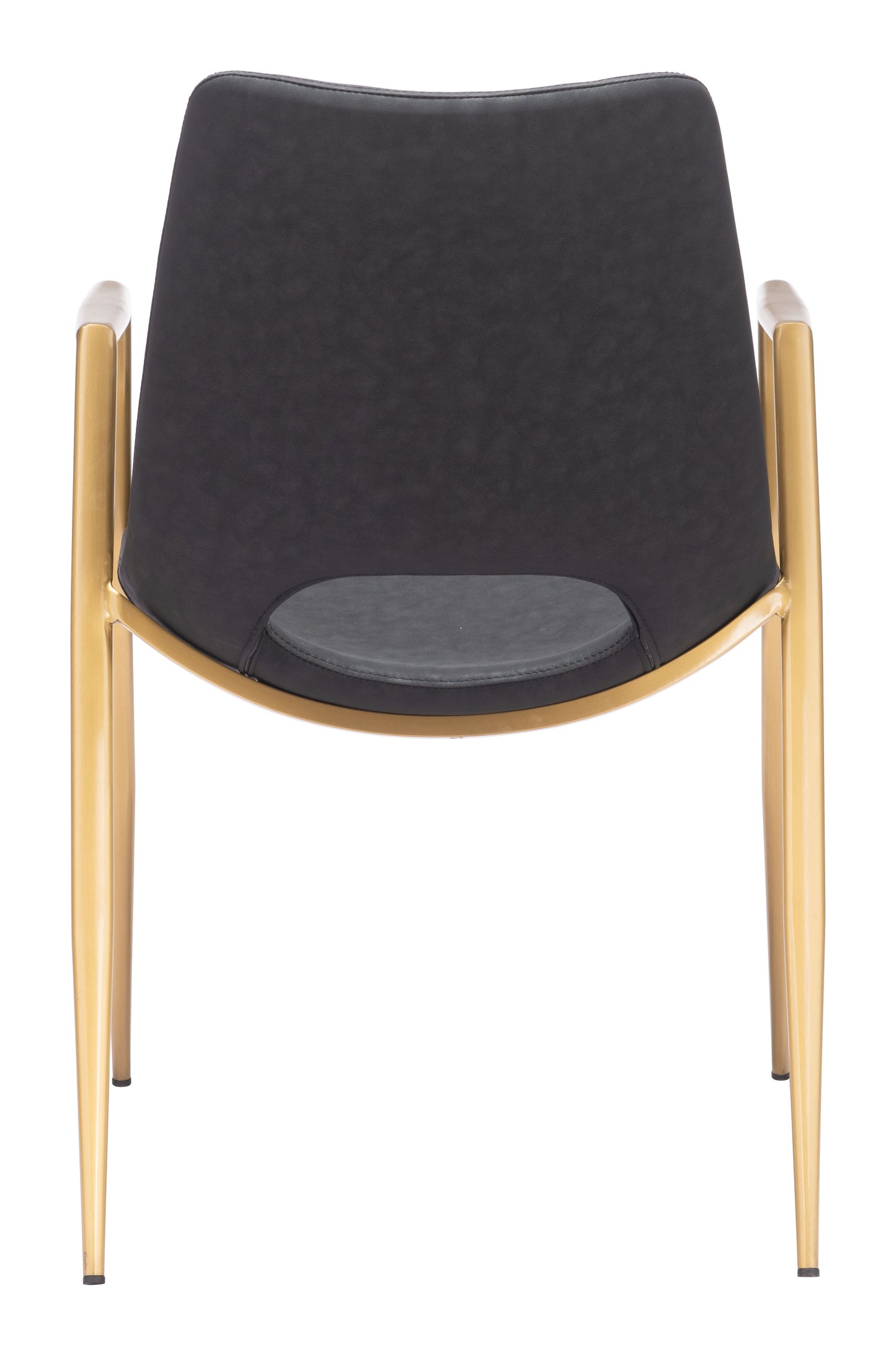 Dining Chair (Set of 2) Black & Gold - Modern & Ergonomic Seating for Home & Office
