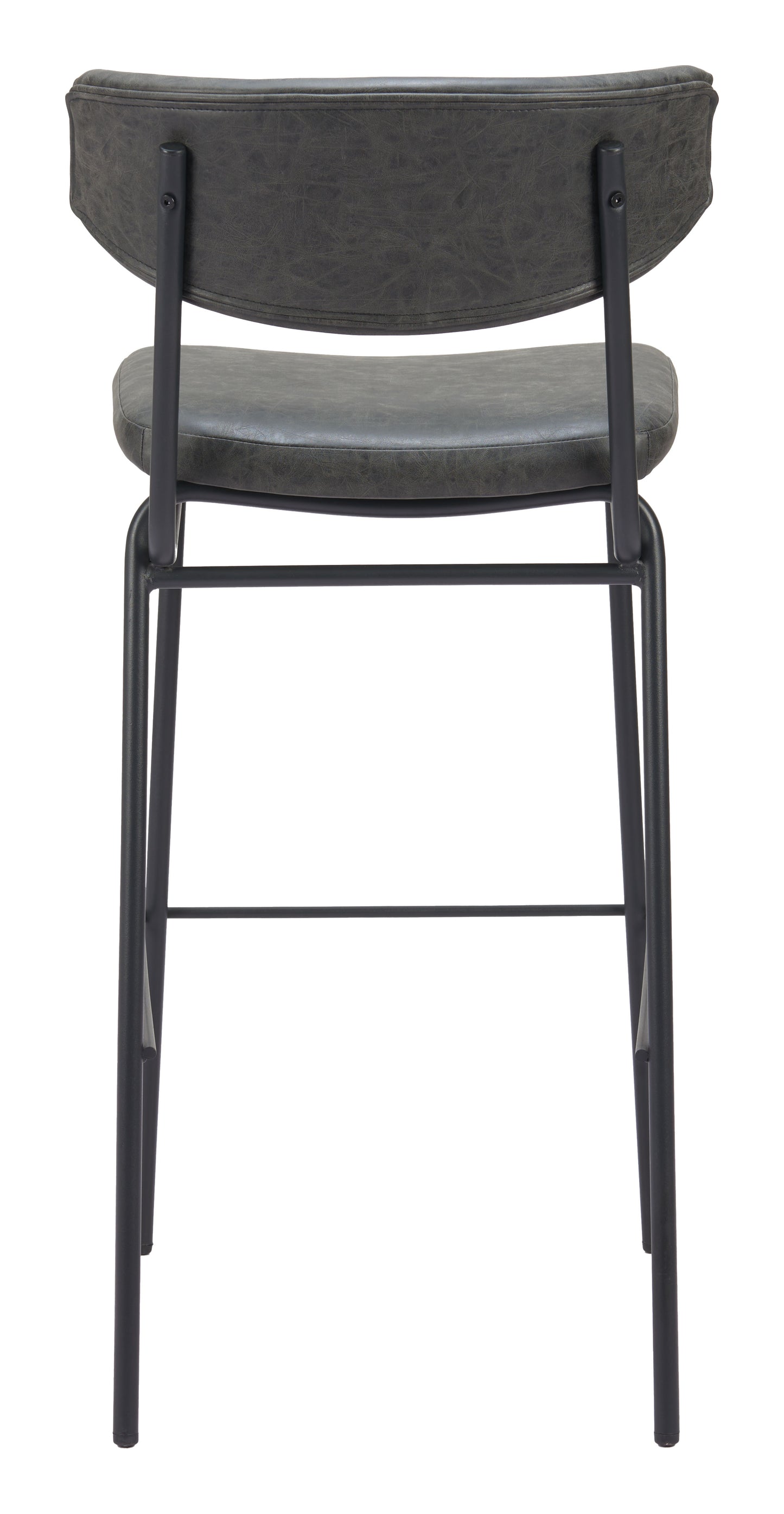 Tabouret de bar Charon (lot de 2) noir vintage