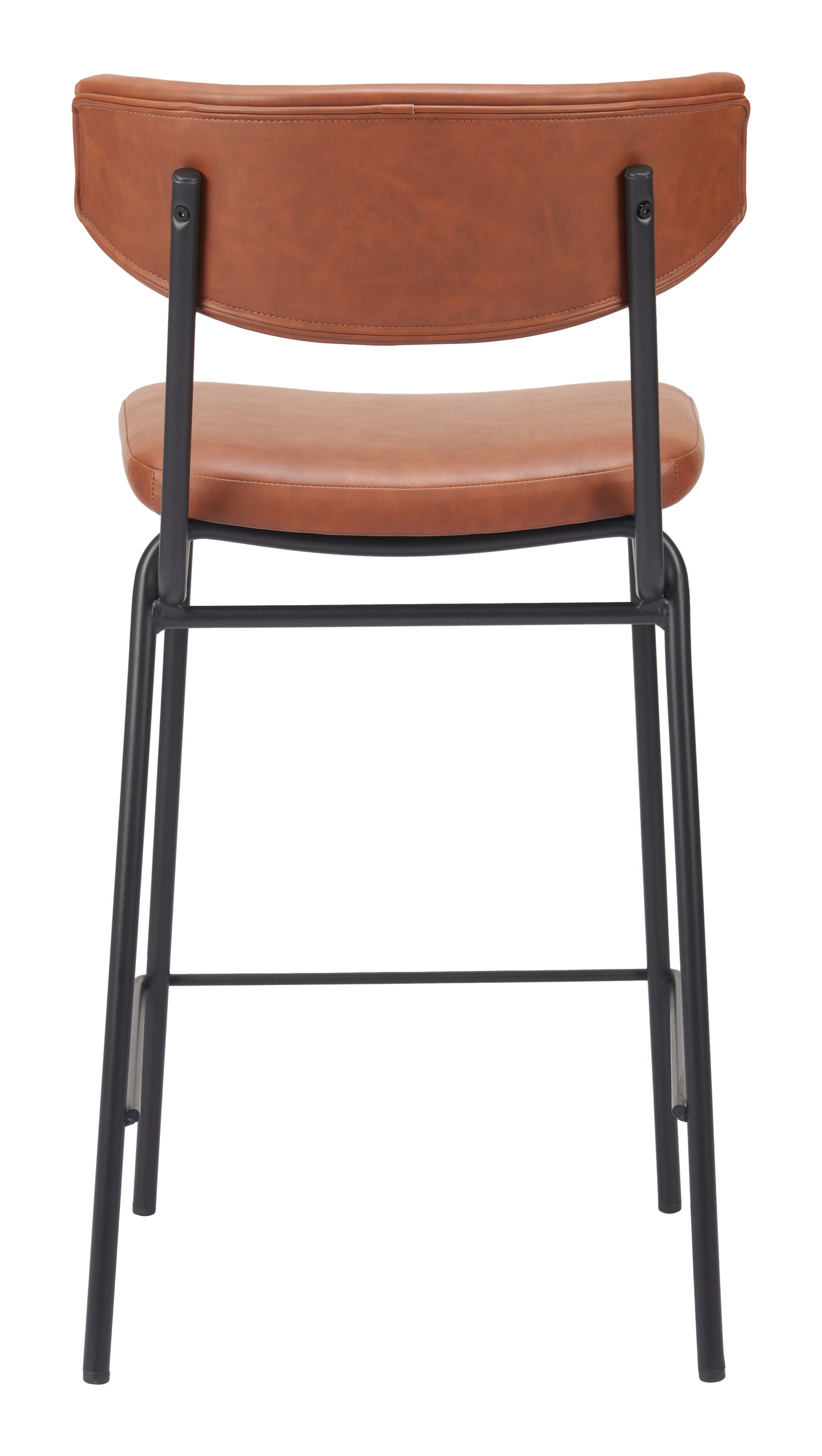 Tabouret de bar Charon (lot de 2) marron vintage