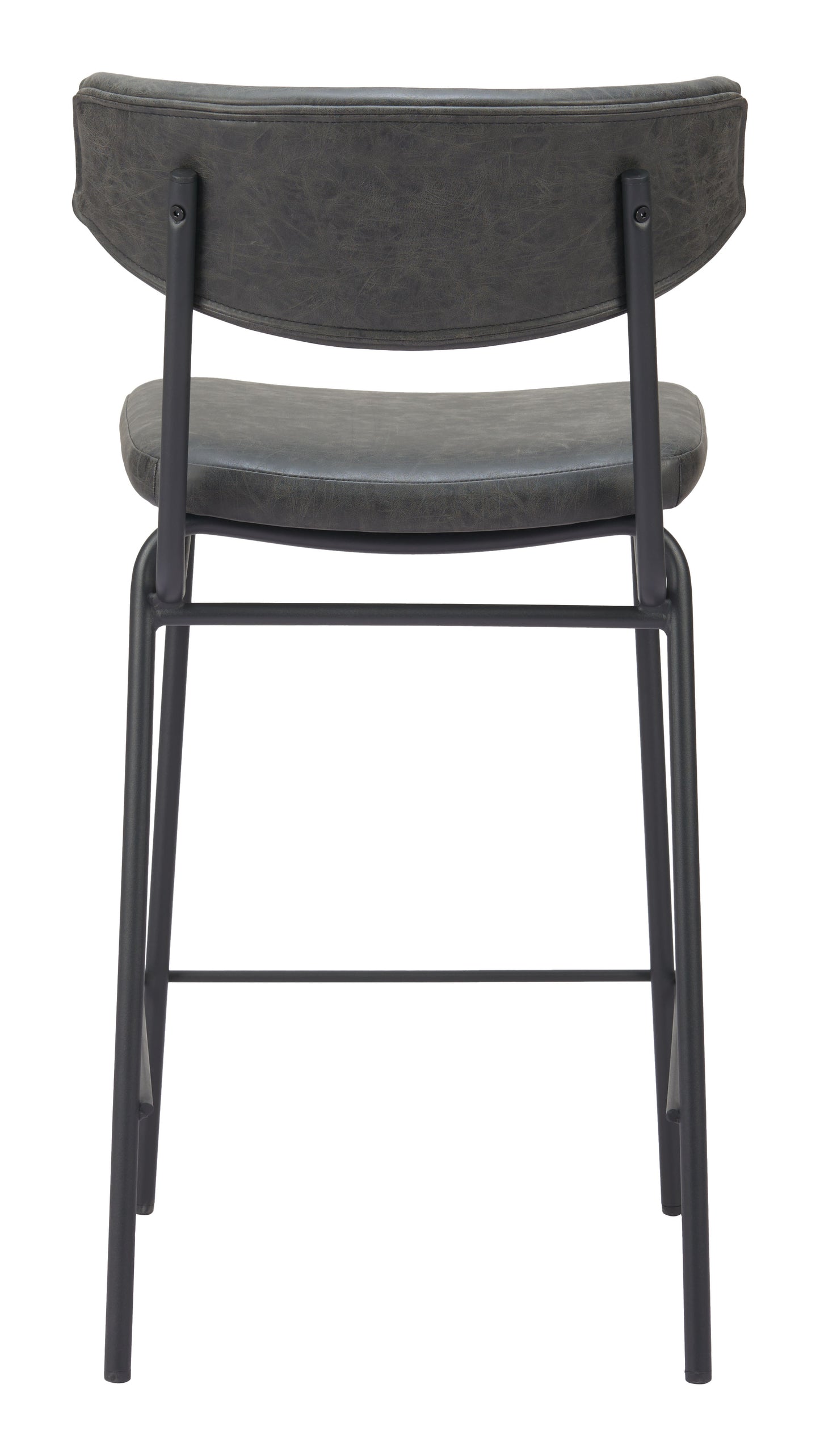 Tabouret de bar Charon (lot de 2) noir vintage