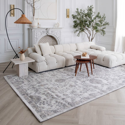 Atlas Classic Floral Beige Rug