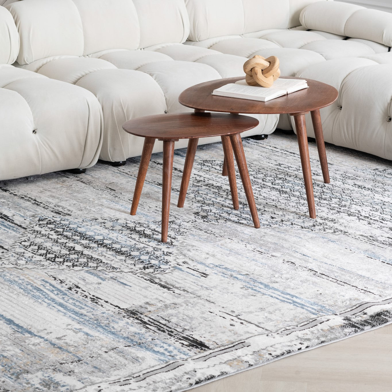 Atlas Vintage Boho Grey Rug