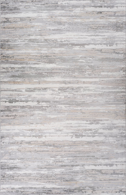 Nord Abstract Contemporary Grey and Beige Indoor Rug-3