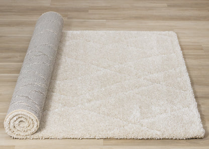 Modern Geometric Cream Area Rug-7