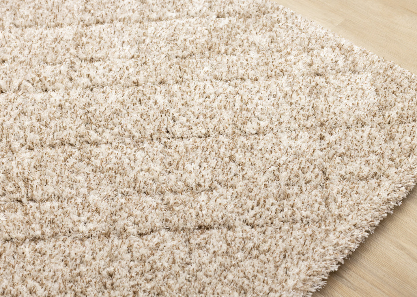 Modern Geometric Beige Area Rug-4