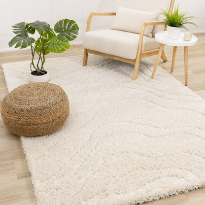 Modern Geometric Cream Area Rug-2