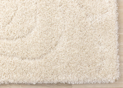 Modern Geometric Cream Area Rug-5