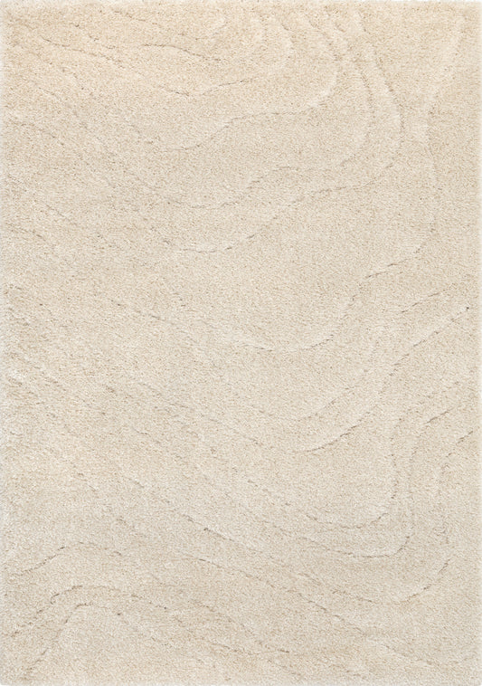 Modern Geometric Cream Area Rug