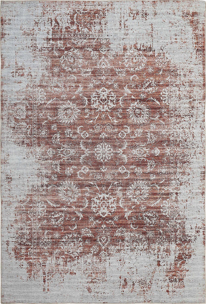 Aria Medallion Traditional Red Indoor Rug-3