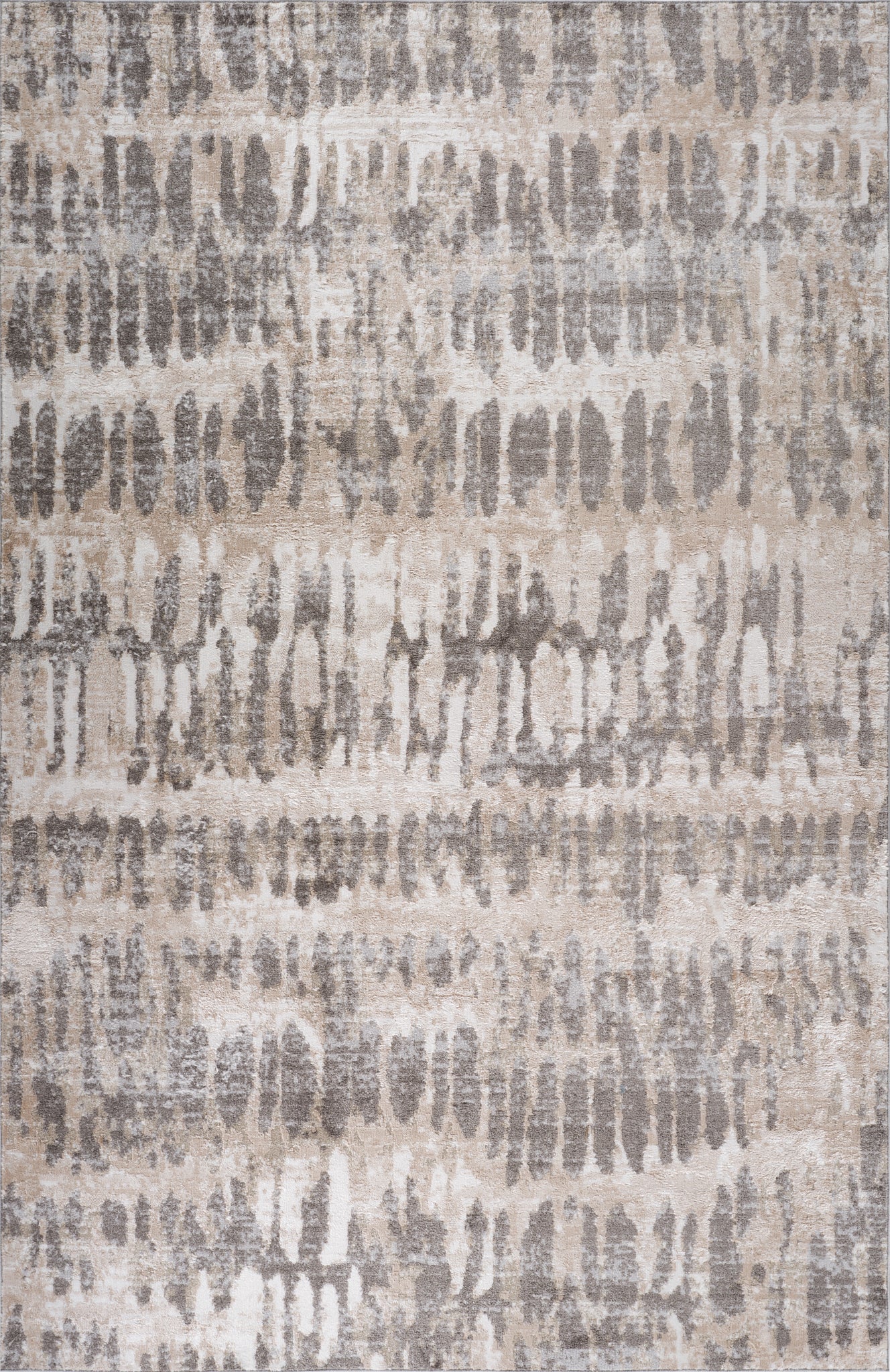 Galene Abstract Contemporary Beige and Cream Indoor Rug