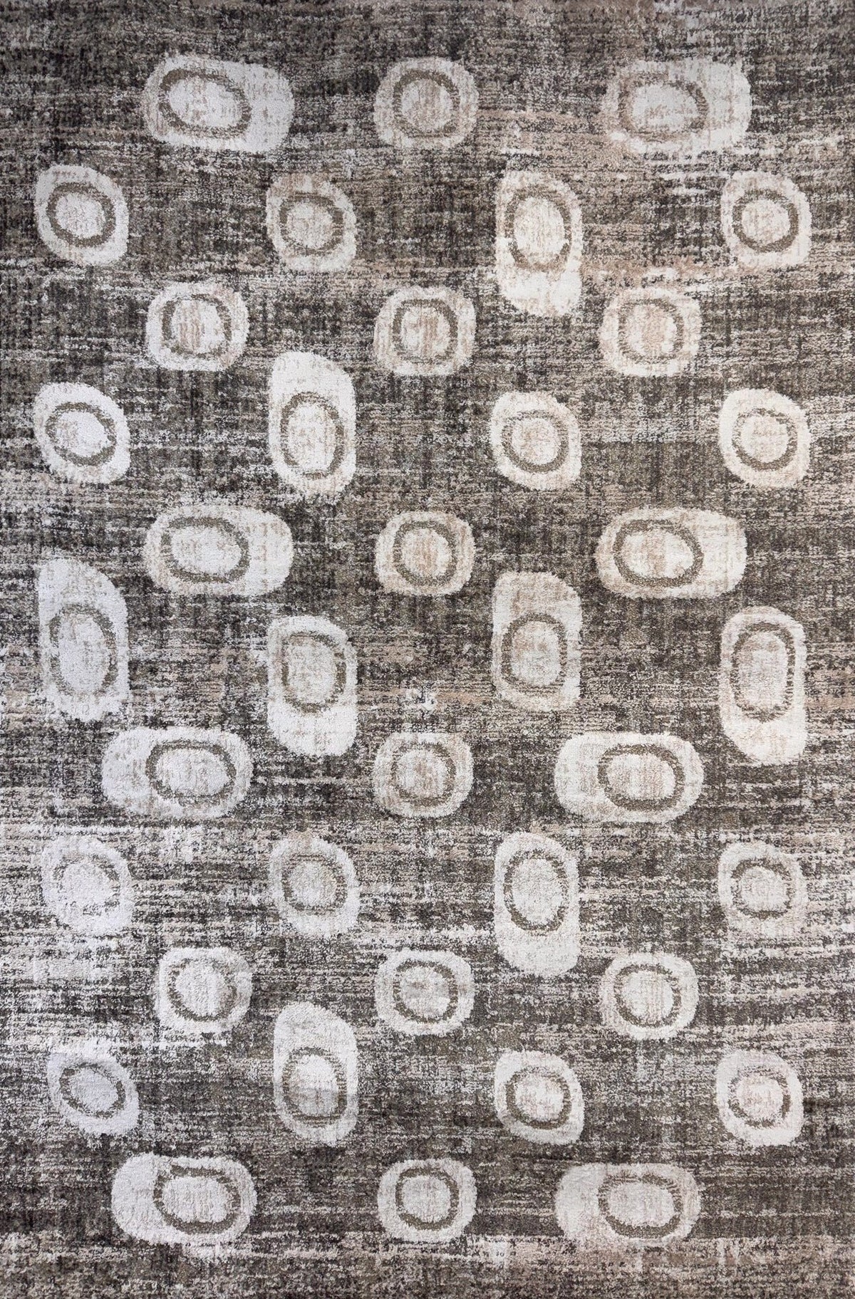 Tapis gris moderne abstrait Cadence