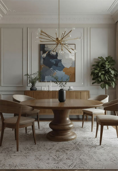 Noema Geometric Contemporary Beige and Cream Indoor Rug