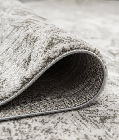 Noema Geometric Contemporary Beige and Cream Indoor Rug