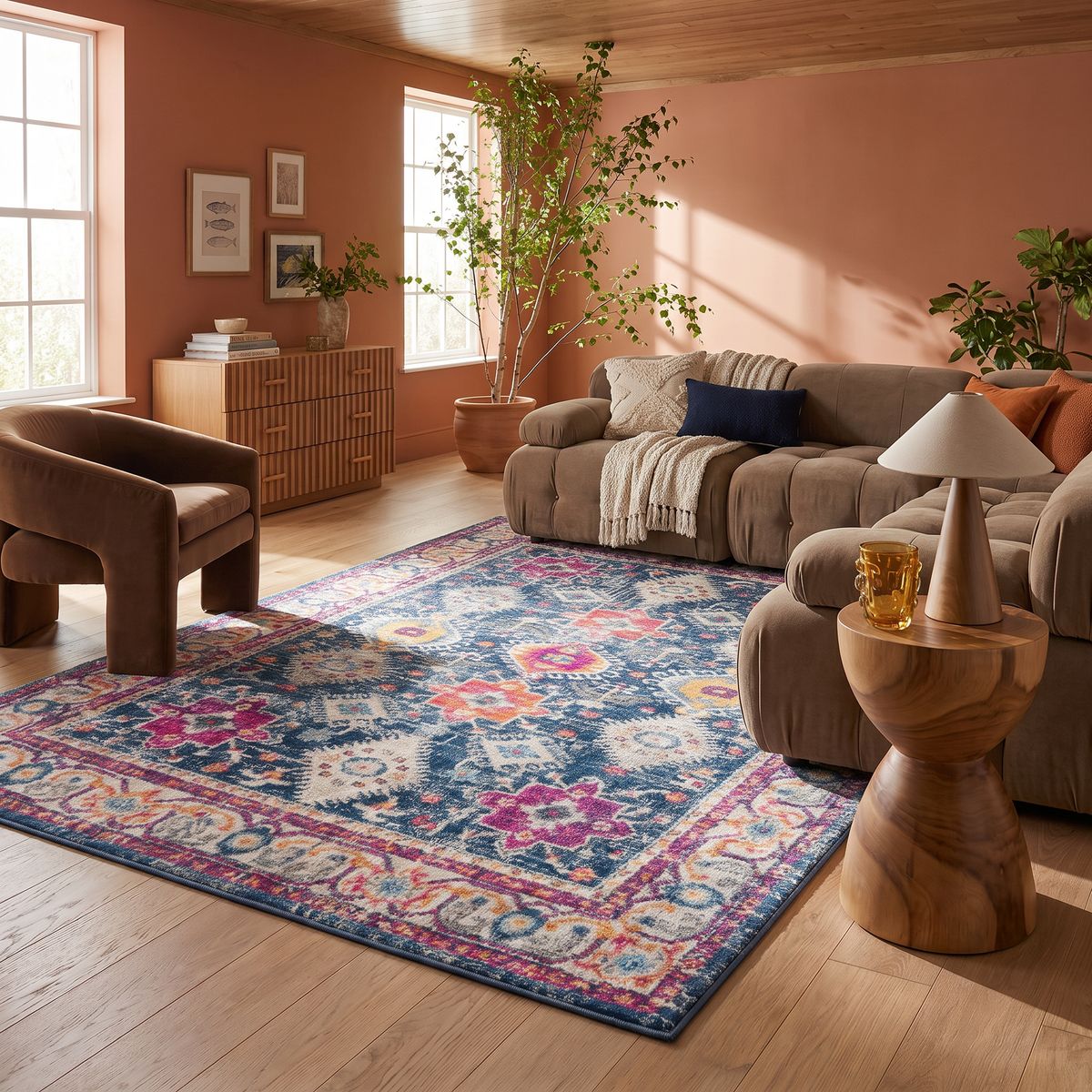Tapis bleu transitionnel sud-ouest Savannah
