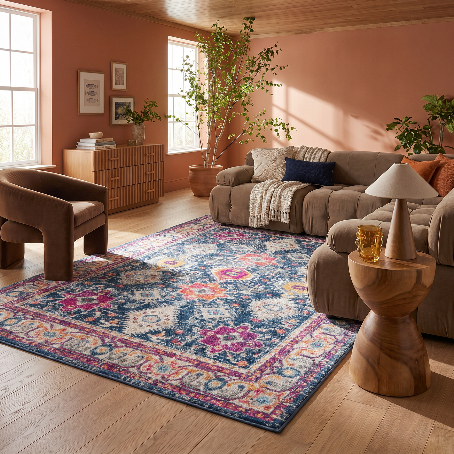 Tapis bleu transitionnel sud-ouest Savannah
