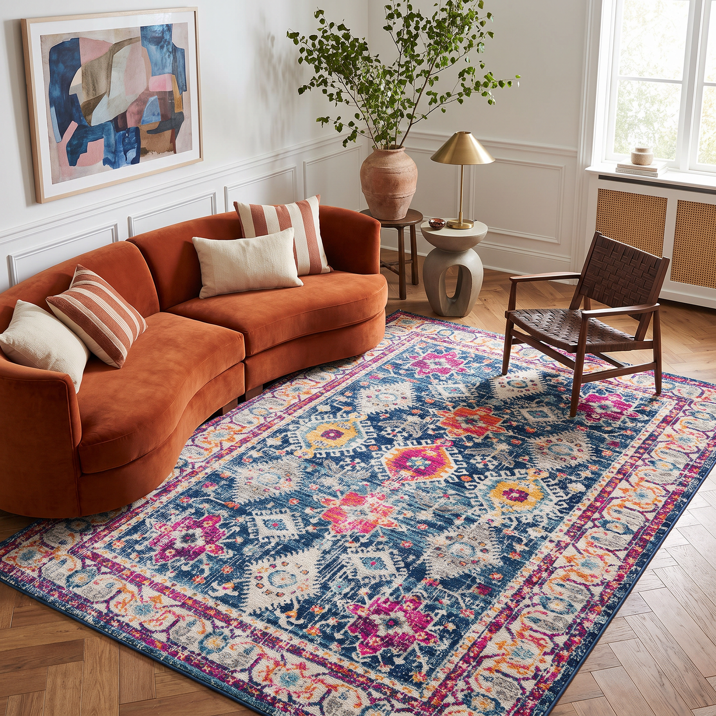 Tapis bleu transitionnel sud-ouest Savannah