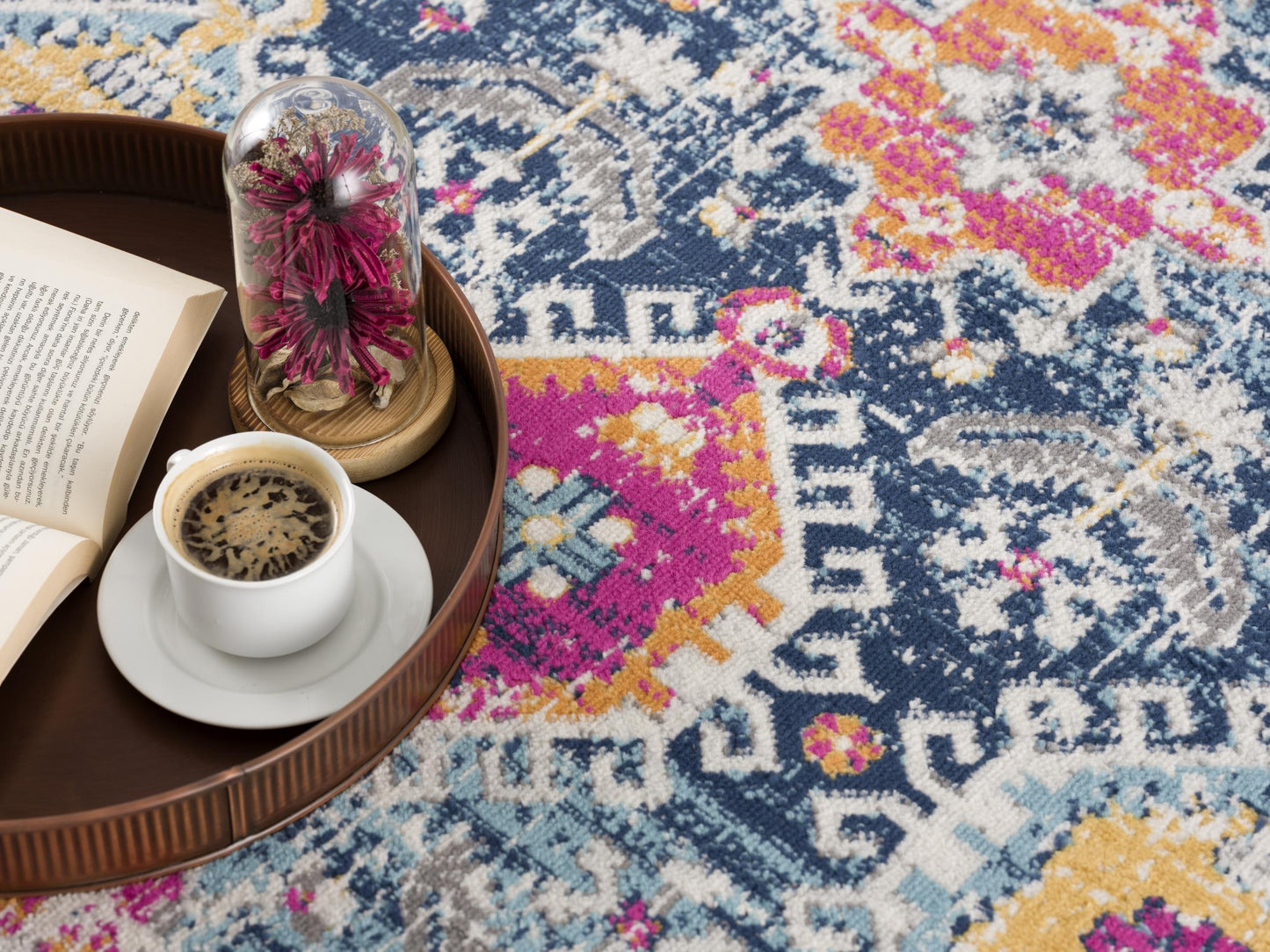 Noor Moroccan Traditional Blue Indoor Rug-20