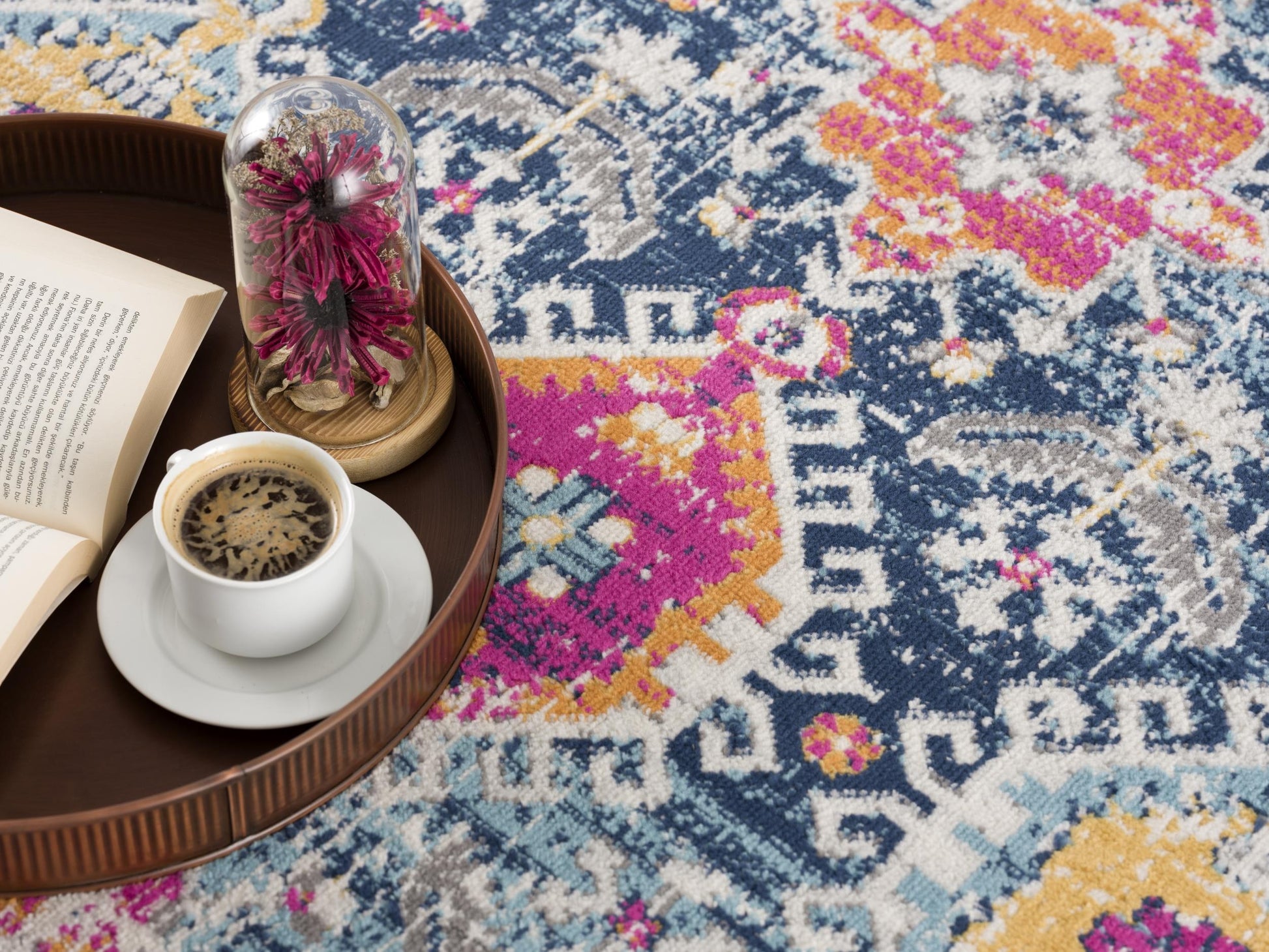 Noor Moroccan Traditional Blue Indoor Rug-20