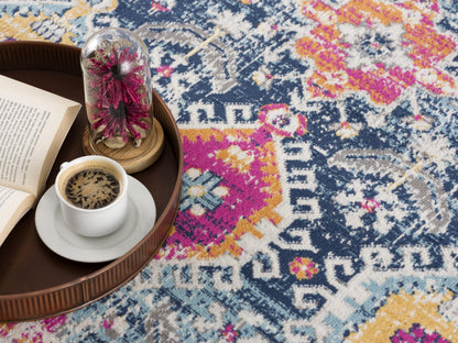 Noor Moroccan Traditional Blue Indoor Rug-20