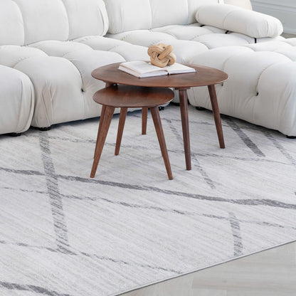 Savannah Abstract Contemporary Beige Rug