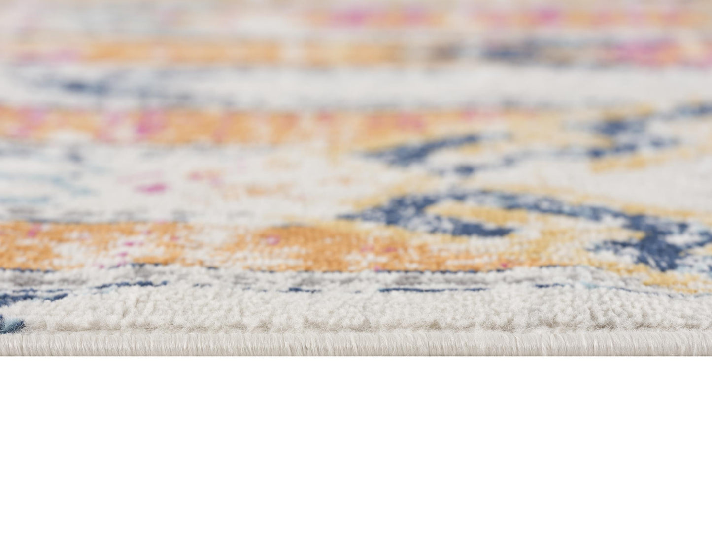 Zaria Boho Contemporary Yellow and Beige Indoor Rug-21