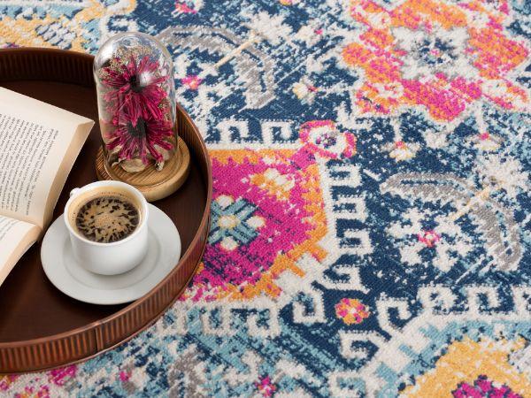 Noor Moroccan Traditional Blue Indoor Rug-14