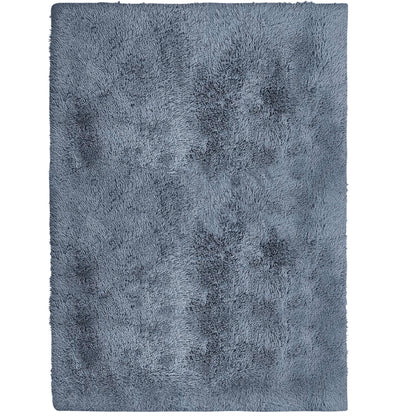 Alba Solid Contemporary Grey Plush Indoor Rug-12