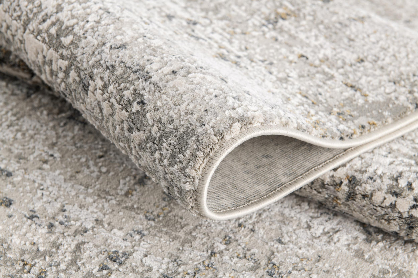 Mirelle Distressed Trellis Contemporary Grey and Cream Indoor Rug