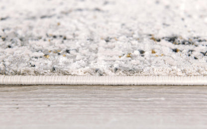 Mirelle Distressed Trellis Contemporary Grey and Cream Indoor Rug