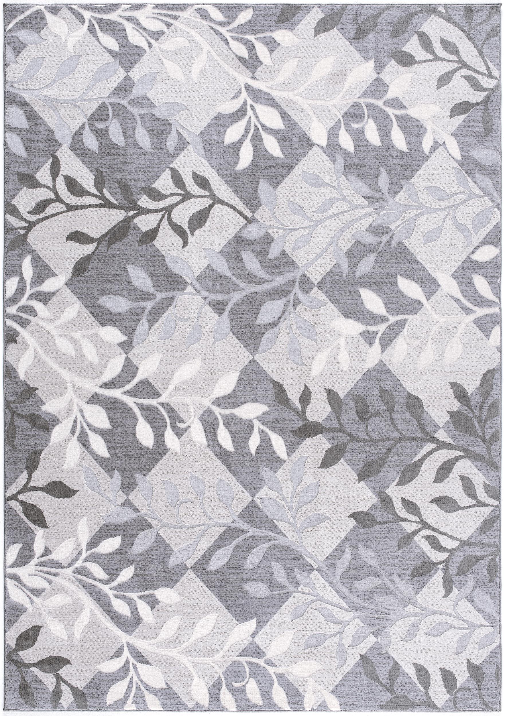 Laurel Botanical Transitional Beige and Grey Indoor Rug-3