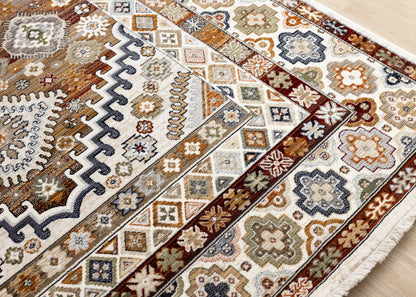 Classic Traditional Border Cream Area Rug-4