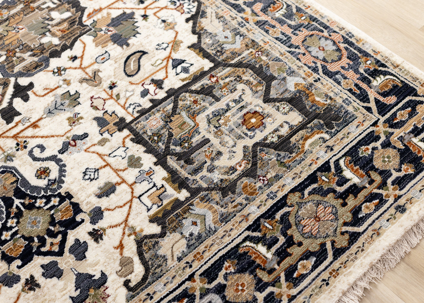 Classic Traditional Grey Area Rug