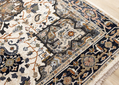 Classic Traditional Grey Area Rug