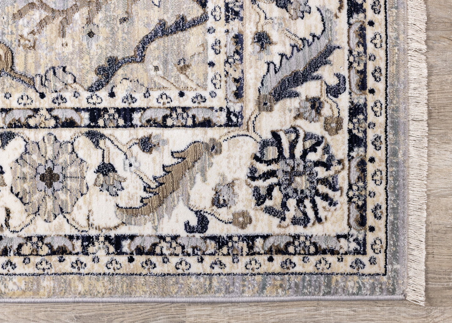 Contemporary Elegant Beige Area Rug-5