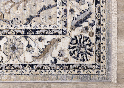 Contemporary Elegant Beige Area Rug-5