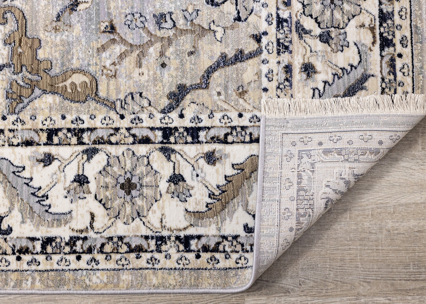 Contemporary Elegant Beige Area Rug-6