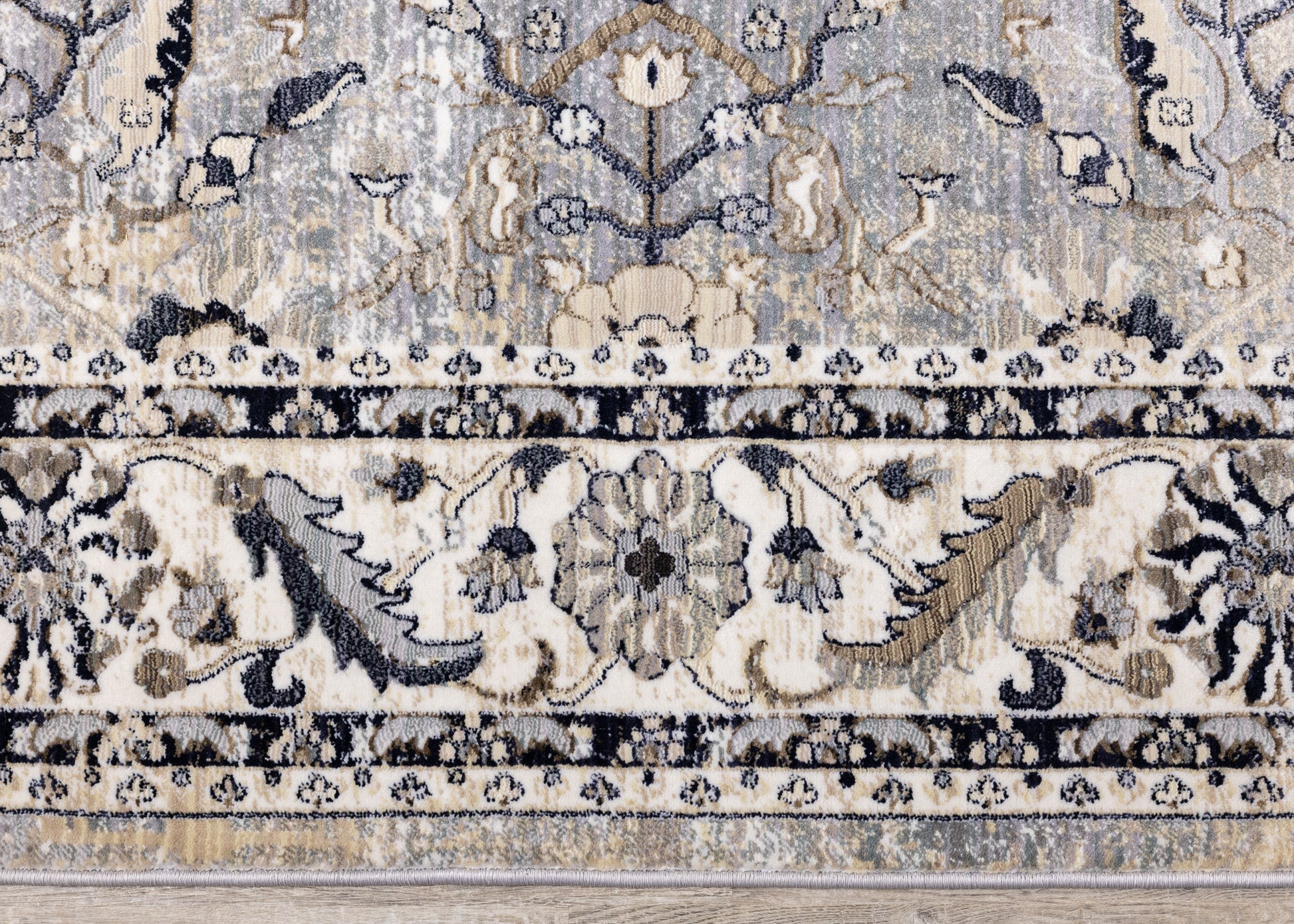 Contemporary Elegant Beige Area Rug-8