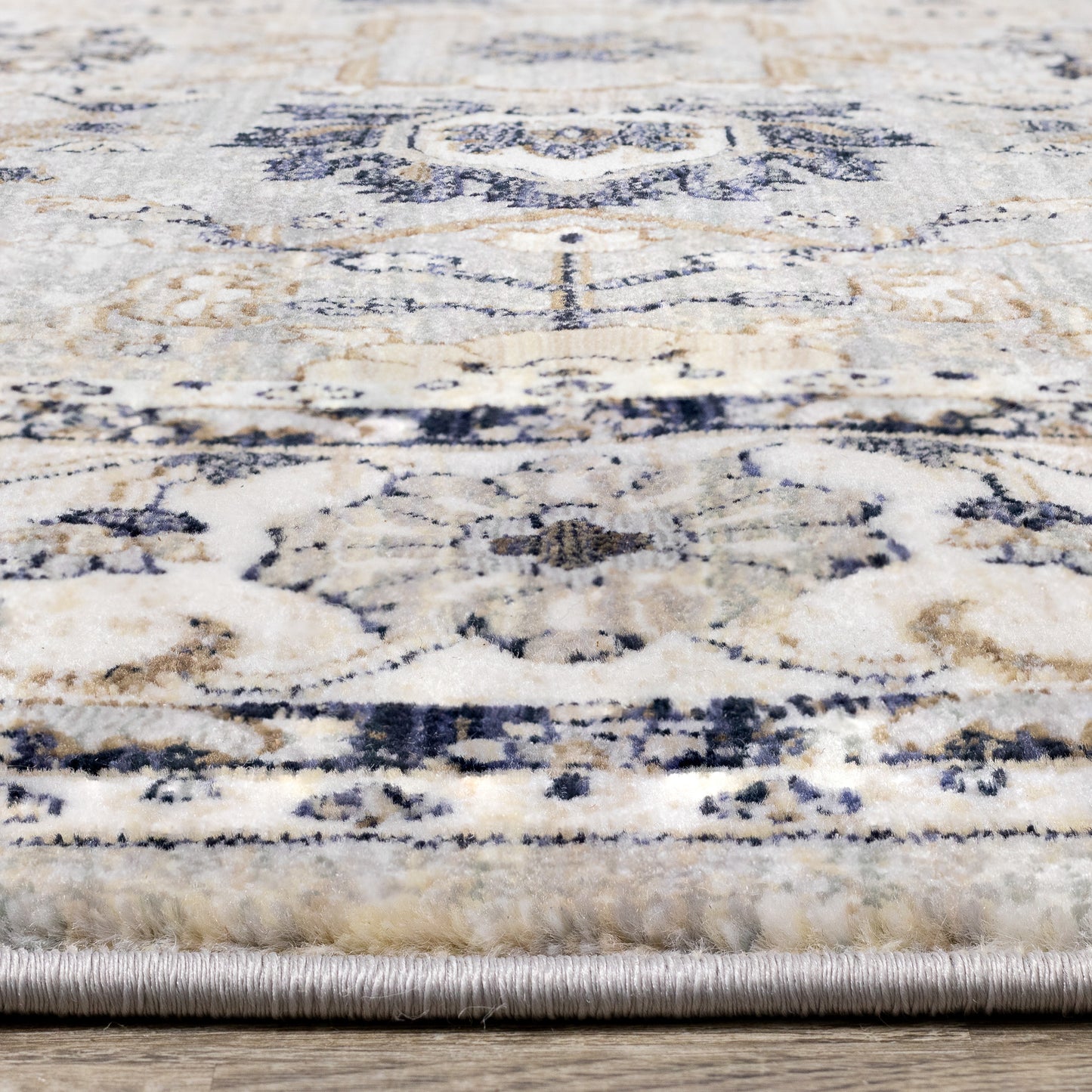 Contemporary Elegant Beige Area Rug-9